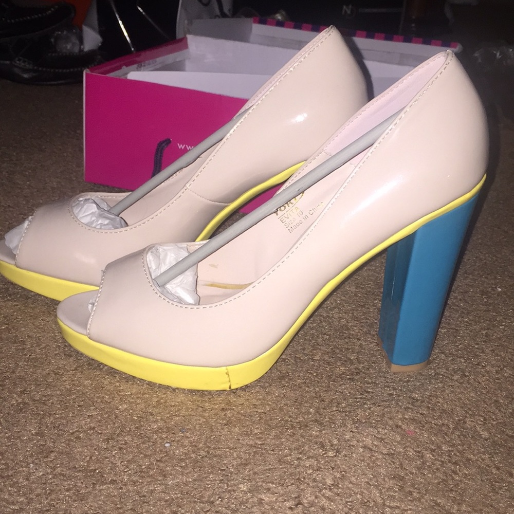 Beige Pumps